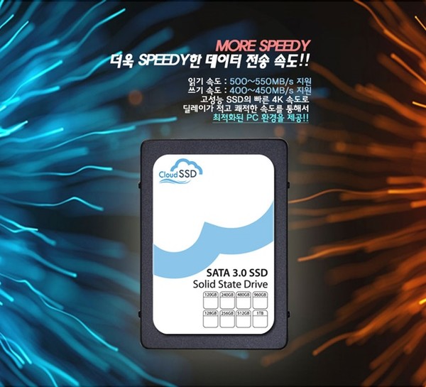 ▲ 한창코퍼레이션이 자사가 직접 개발한 CLOUD SSD를 출시했다.