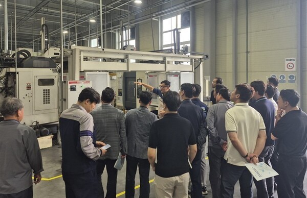 지난 7월 3일 삼보오토(주)(충남 서산오토밸리일반산업단지 소재)에서 ‘산업단지 입주기업 AX 카라반’이 개최되었다. (출처: 한국산업단지공단)