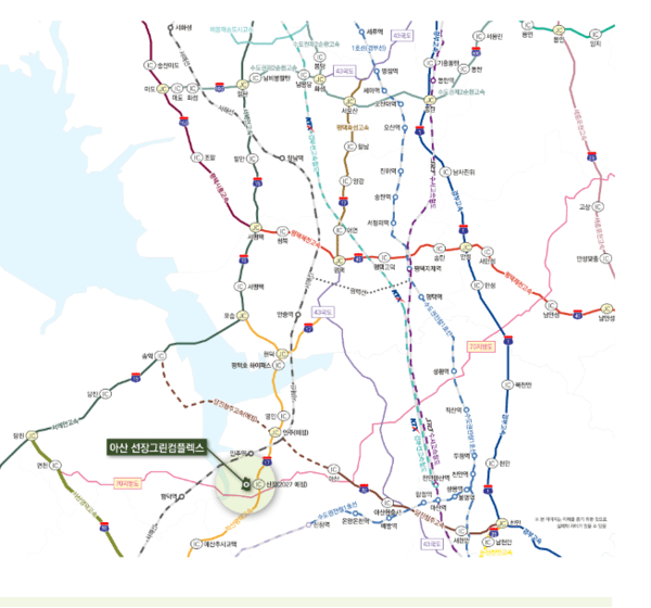 출처 : 선장그린컴플렉스(주) / 위치도