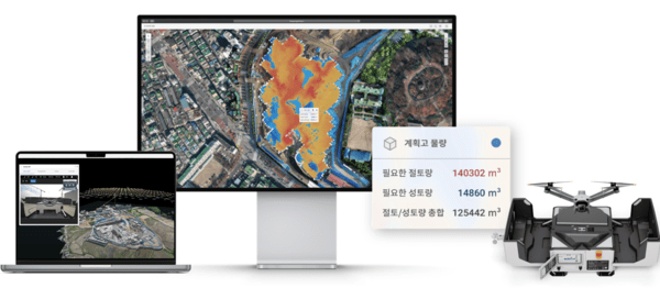 출처 : 엔젤스윙 / 엔젤아이(Angel Eye) AI의 실시간 안전관지 시스템 - 건설안전 위험 요소 실시간 탐지, 분석, 결과 제공용 AI 드론 시스템